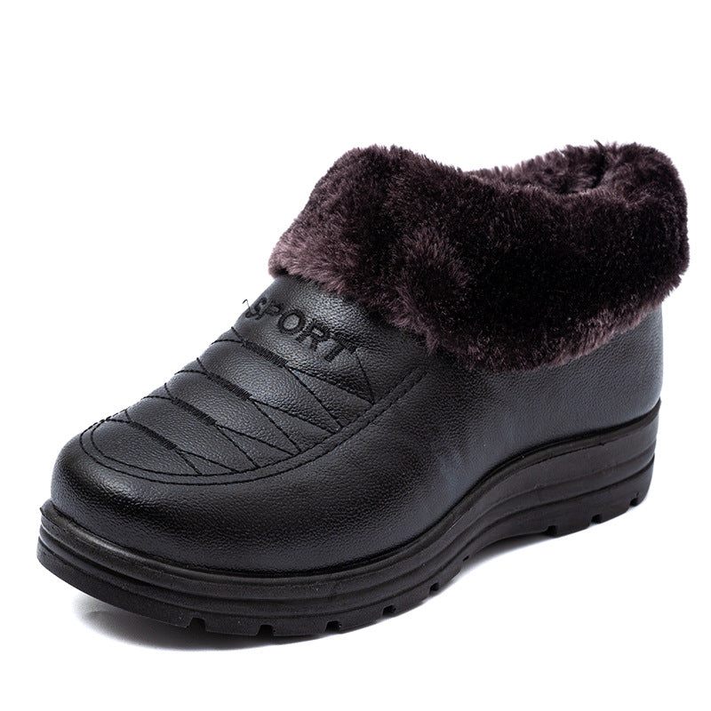 Dames pantoufles en polaire Lune London