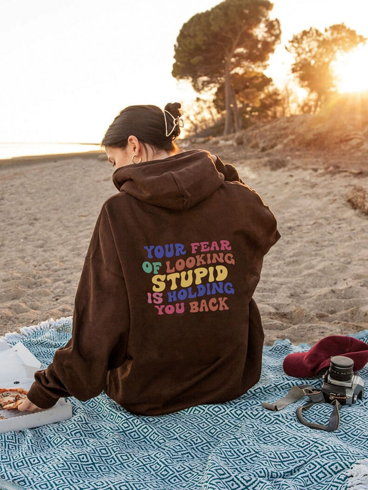 Women's hoodie with inspiring statement print Lune London