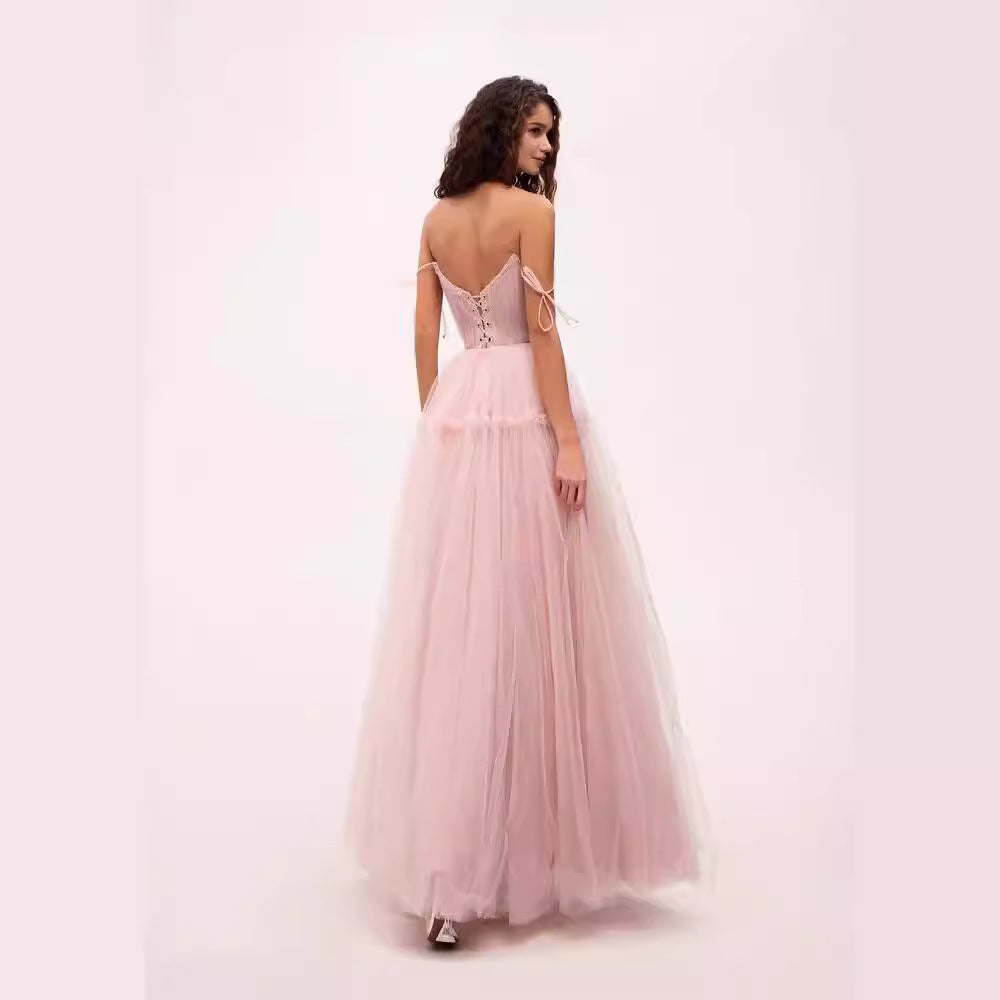 Ladies evening dress made of the finest tulle from Lune London