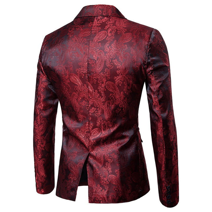 Men's Exquisite Chic Jacquard Suit