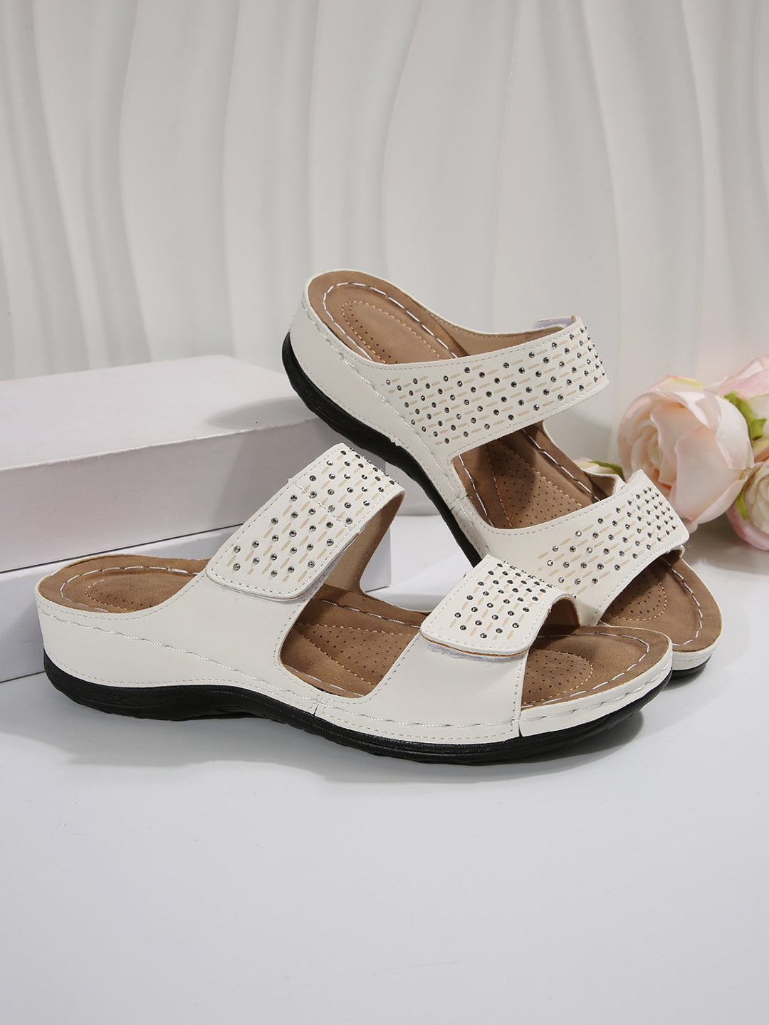 Ladies Stylish Lune London Soft Foam Slide Sandals