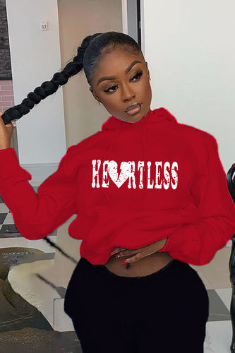 Hooded sweatshirt for women with catchy inscription Lune London