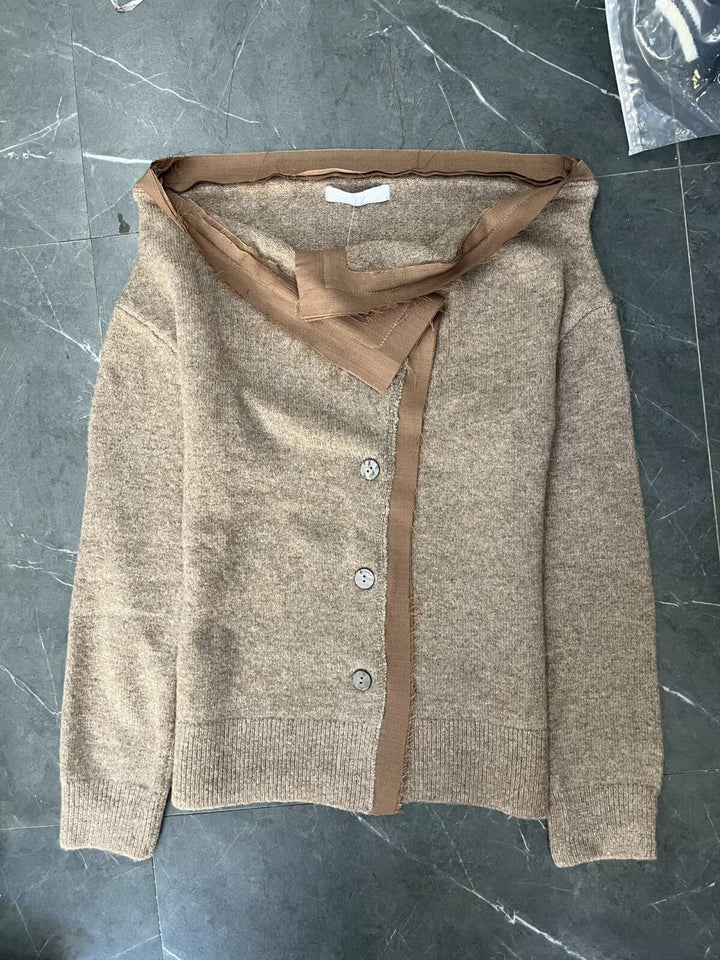 Cardigan douillet et doux pour femmes avec ceinture à liens élégants Chic & Stil