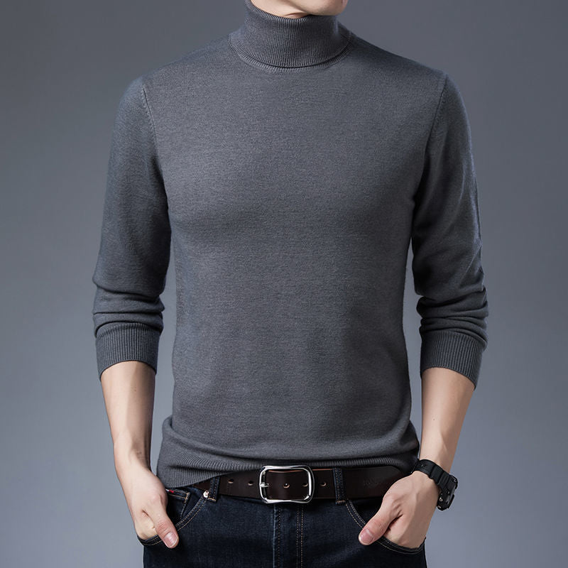 High-quality wool turtleneck sweater for men Lune London