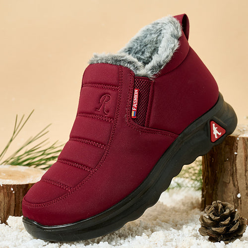 Femmes Bottes d'hiver chaudes et doublées Lune London