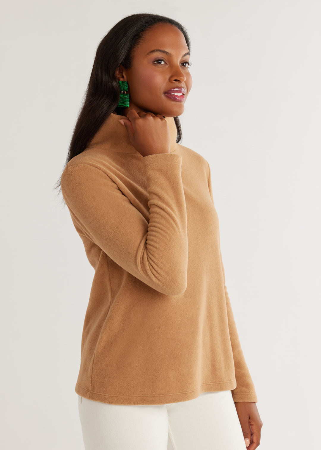Lune London Elegant Polar Turtleneck Sweater for Women