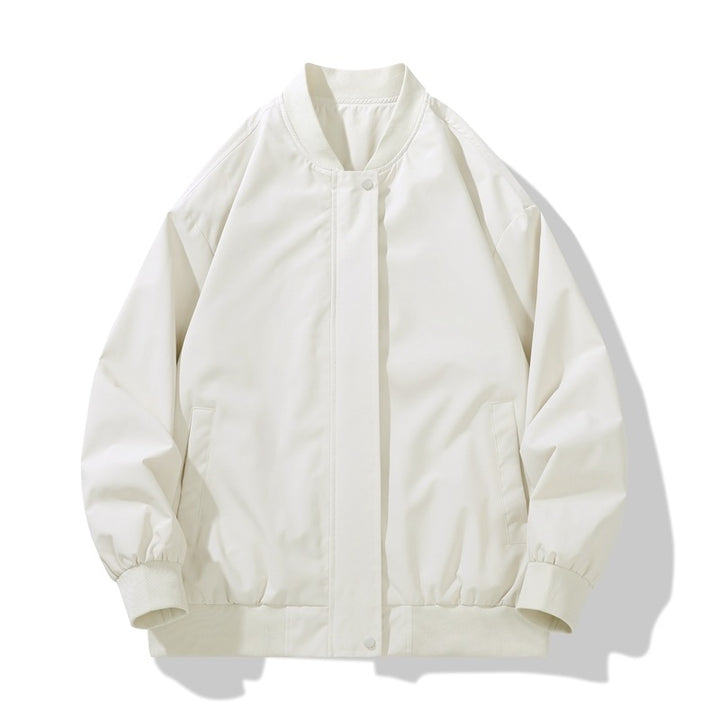 Men's sporty transition jacket with high collar and practical side pockets Lune London