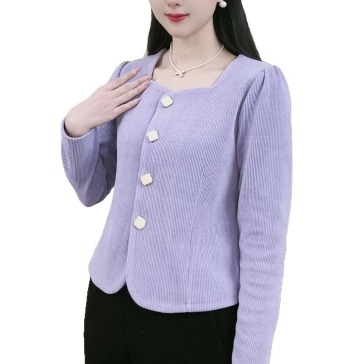 Veste courte de mode pour femmes avec boutons décoratifs Chic & Stil