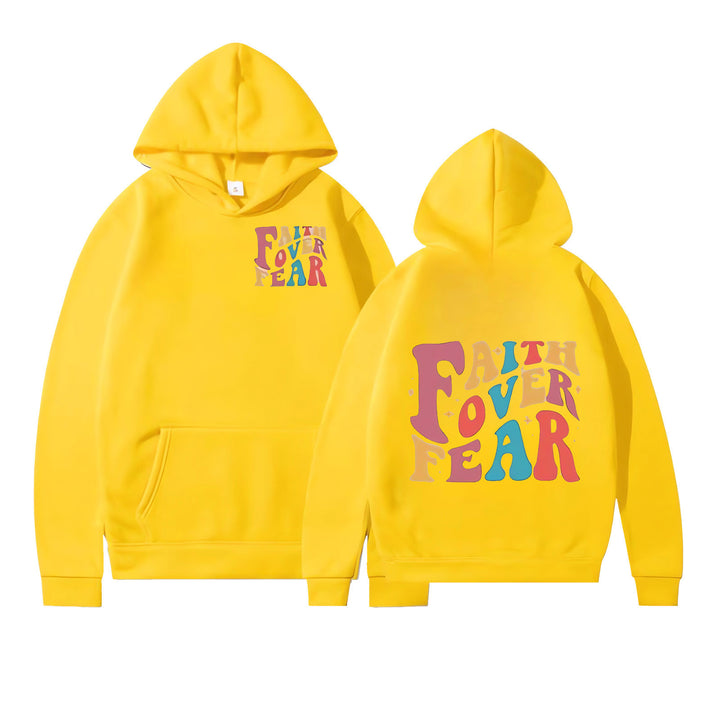 Women's Hoodie with Motivational Graphic Details Chic & Stil