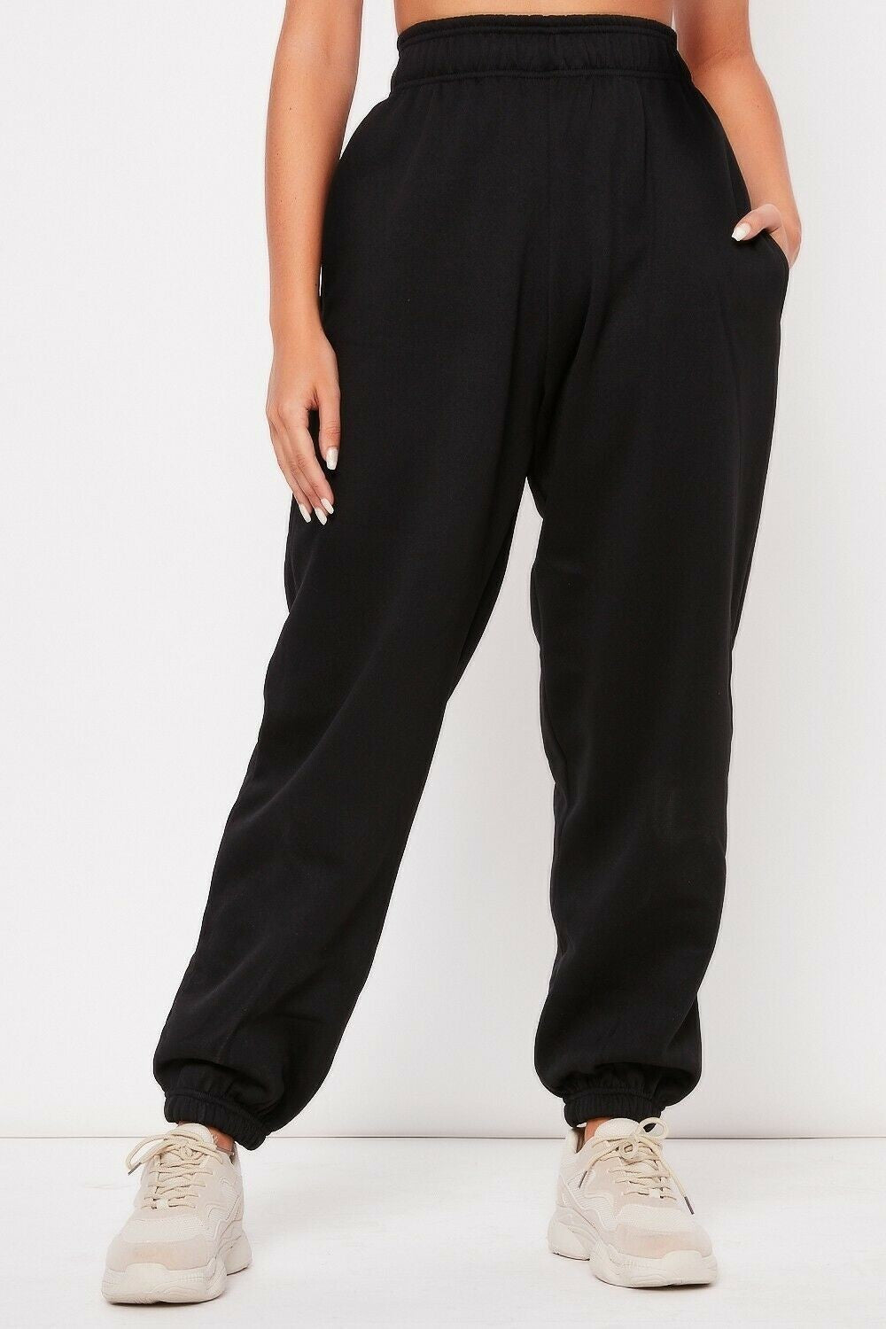 Women's comfortable sweatpants with elastic waistband and cuffs Chic & Stil