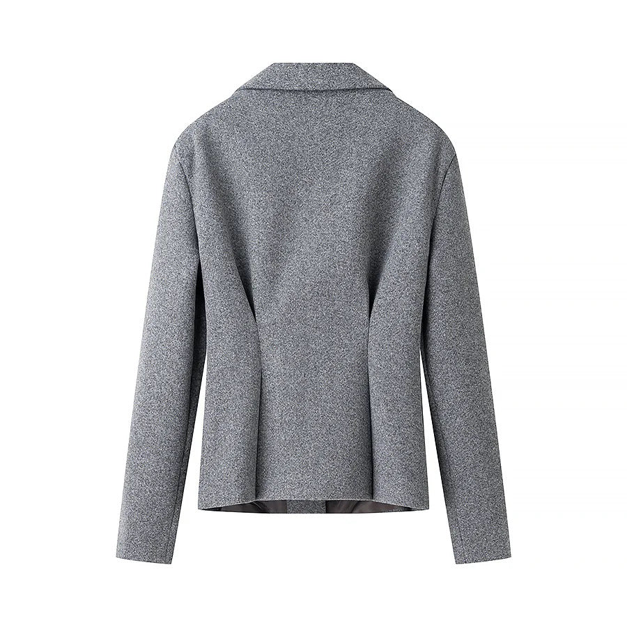 Elegant blazer and skirt set for women with a textured design Lune London