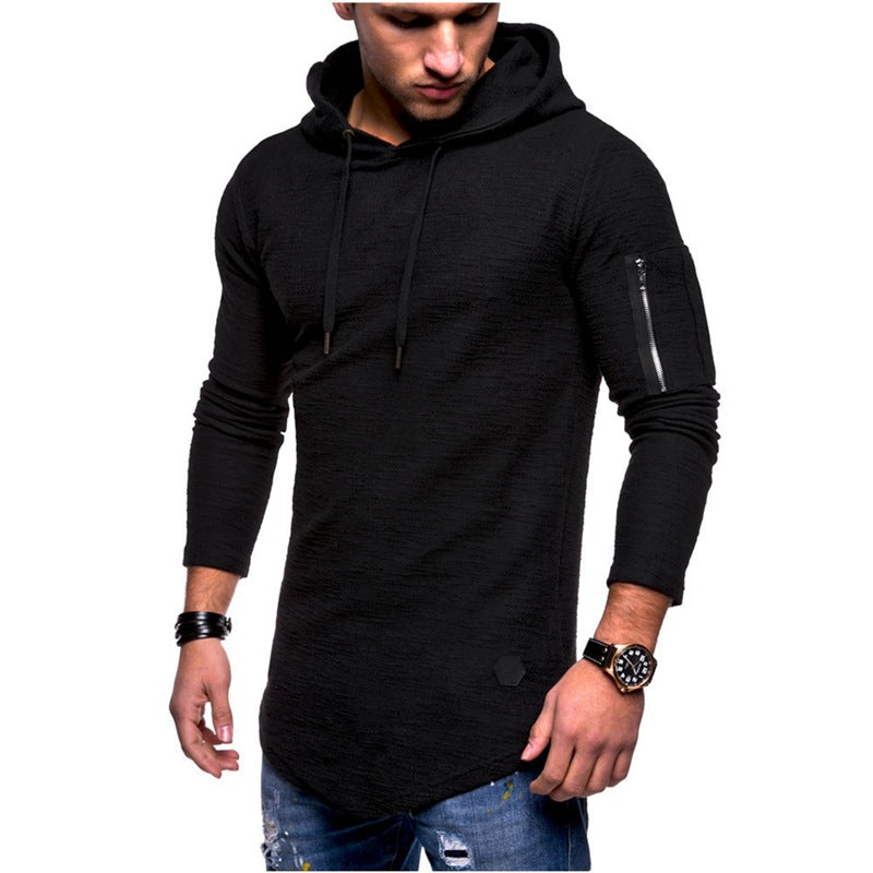 Men's Hoodie with modern zipper Lune London
