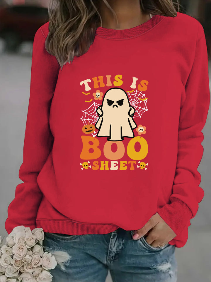 Sweatshirt pour femmes avec impression esprit automnal et coupe décontractée Chic & Stil