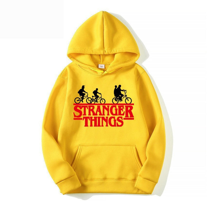 Women's hooded sweatshirt with creative Stranger Things design Chic & Stil