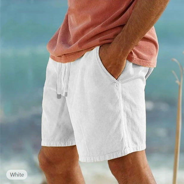 Shorts de bain pratiques pour hommes avec taille élastique et poches latérales Lune London
