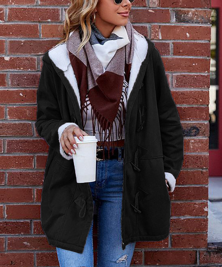 Veste extérieure confortable et stylée pour dames avec doublure en polaire et cordon de serrage réglable Chic & Stil