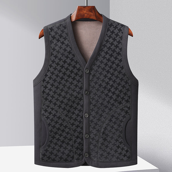 Women thermal insulated vest with textured design Lune London