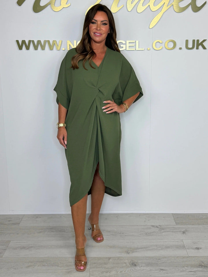 Kaftan dress for women with modern wrap design Lune London