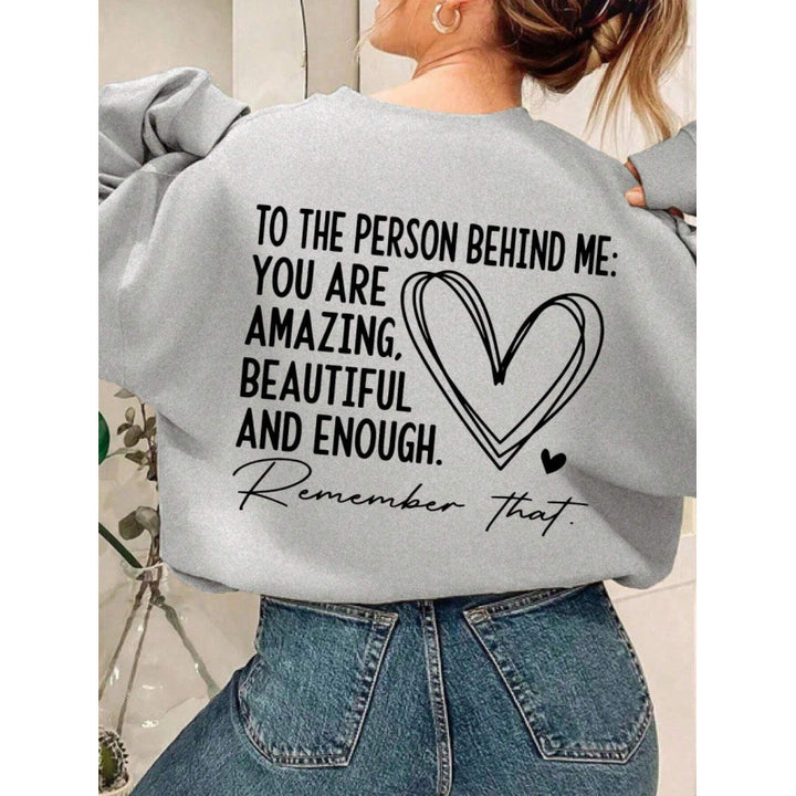 Sweat-shirt femme avec un design inspirant et une coupe décontractée Chic & Stil