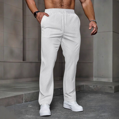 Casual pants for men with a modern structured design Lune London