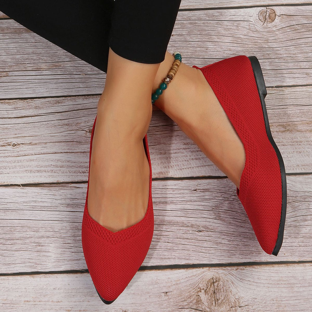 Ladies Breathable Mesh Ballerinas Lune London