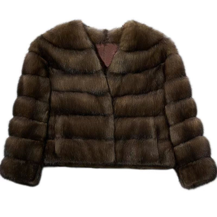 Luxury faux fur jacket for women Lune London