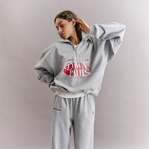 Ensemble de loisirs pour femmes composé d'un hoodie zippé et de sweats larges Chic & Stil