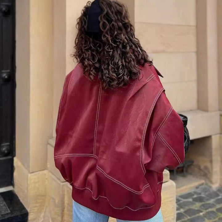 Women's Casual Transition Jacket with Modern Cut and Distinctive Seams Lune London