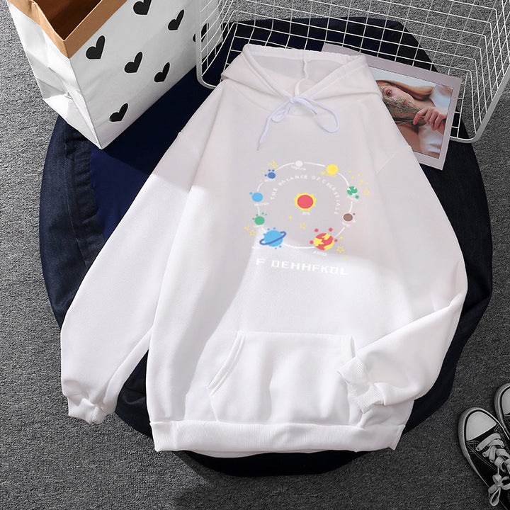 Women's hoodie with unique space motif Chic & Stil