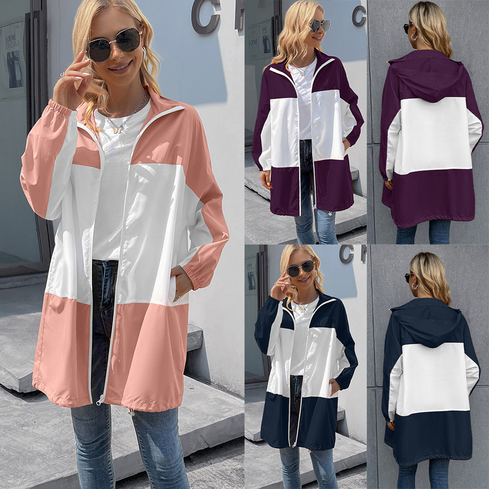 Women's transitional jacket with high collar and sporty fit Lune London