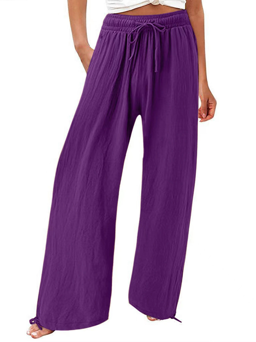 Chic and stylish loose and airy summer pants for women