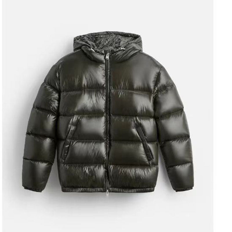 Ladies puffer jacket with high collar Lune London