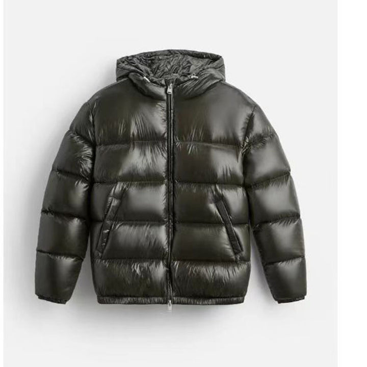 Ladies puffer jacket with high collar Lune London
