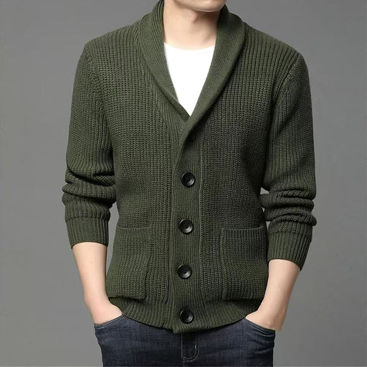 Men's mesh jacket with deep collar and practical pockets Lune London