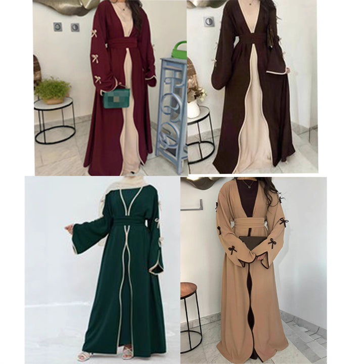 Maxi dress for women with elegant knot details and a flowy cut Lune London