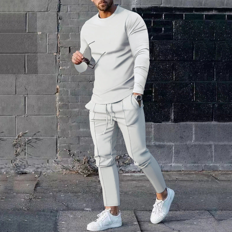 Men's stylish and chic sports top and jogging pants