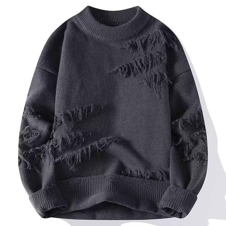 Ladies comfortable sweatshirt with unique fringe details Lune London