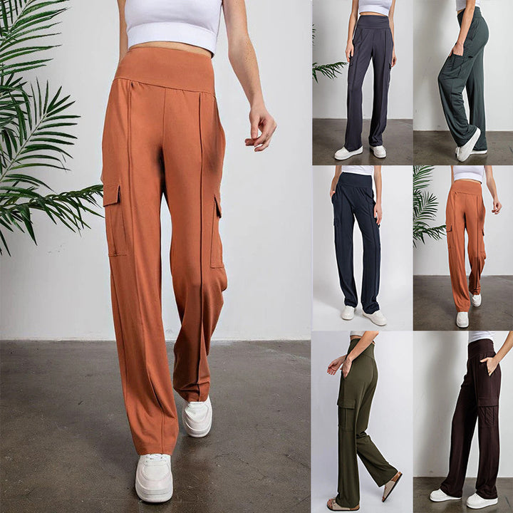 High waist cargo pants for women with convenient pockets Lune London