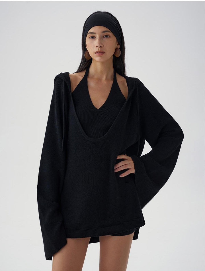 Hoodie décontracté pour femmes en tricot de haute qualité Chic & Stil