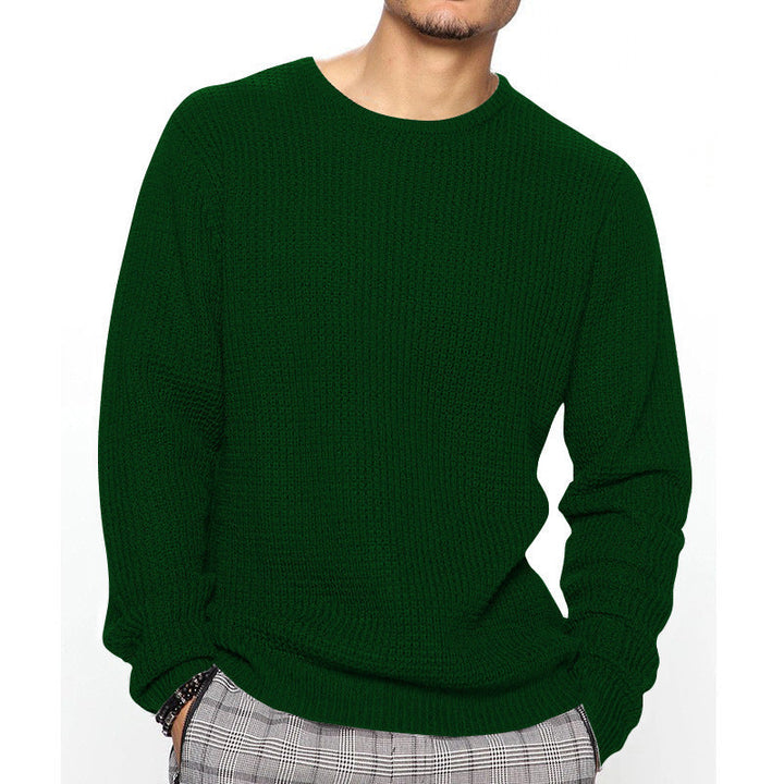 Men's chunky knit sweater with modern cut and cozy inner lining Lune London