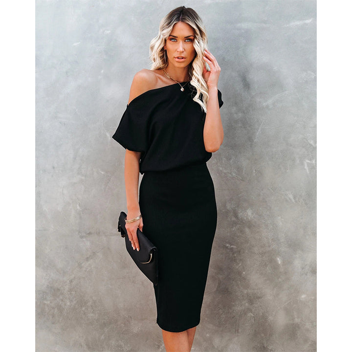 Lune London Off-Shoulder Bodycon Midi Dress Women 1751429703