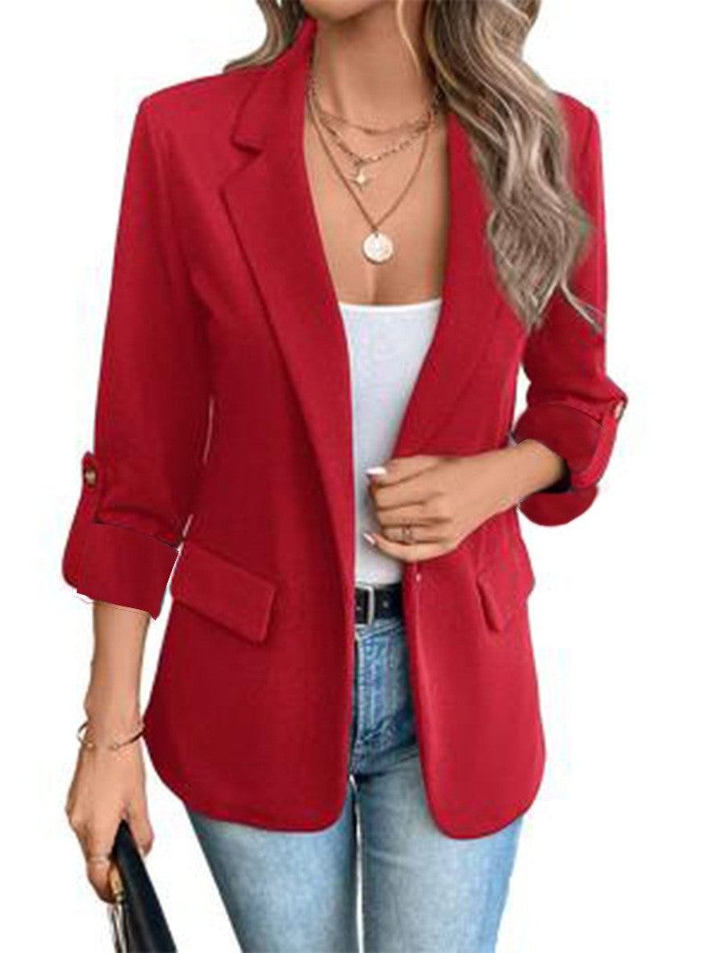 Women Elegant Jacket with Casual Cut and Practical Pockets Lune London