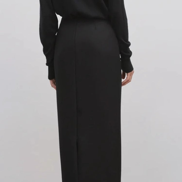 Robe maxi élégante pour femmes avec coupe étroite et fluide Chic & Stil