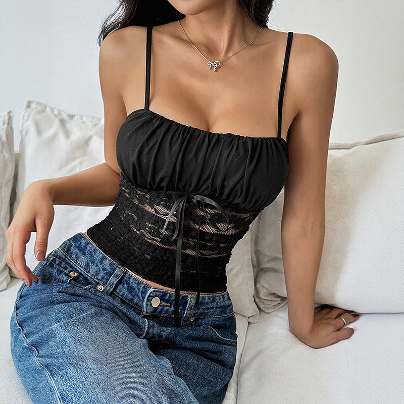 Lune London Lace Peplum Top for Women
