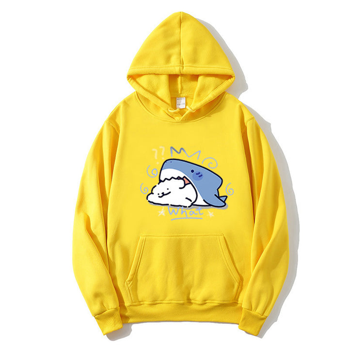 Women's hoodie with playful whale motif Chic & Stil