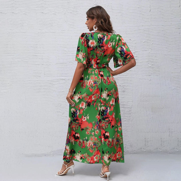 Lune London belted maxi dress for women