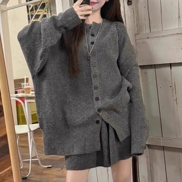 Cardigan en maille doux pour femmes en style surdimensionné Chic & Stil