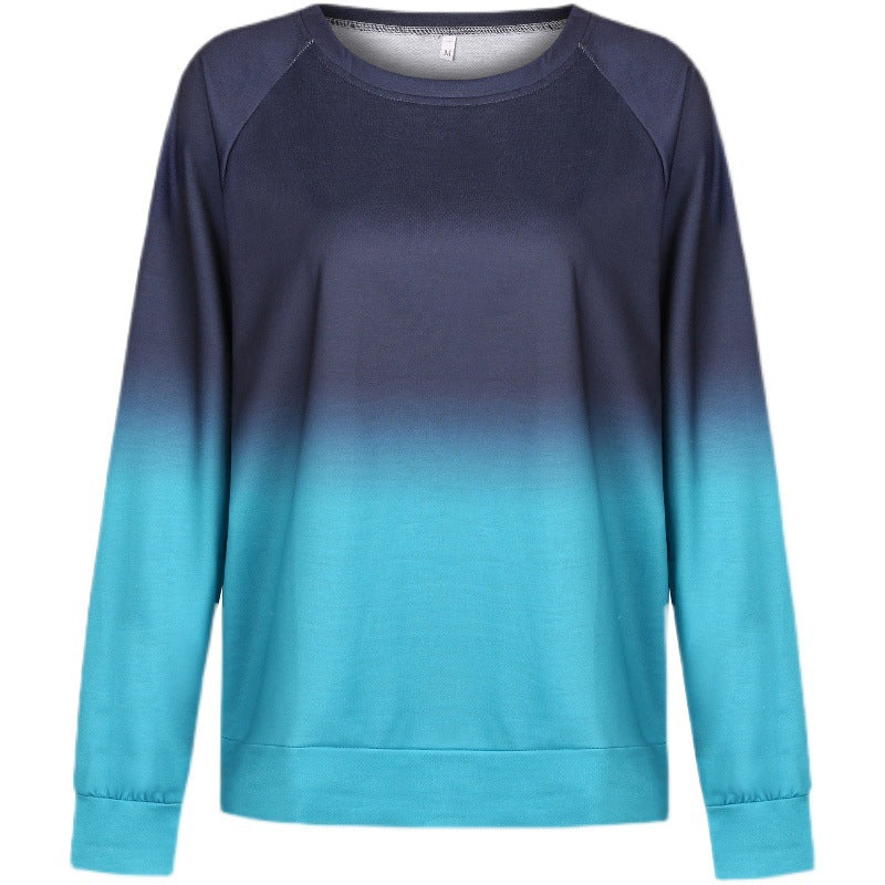 Lune London Women's Casual Ombre Sweatshirt
