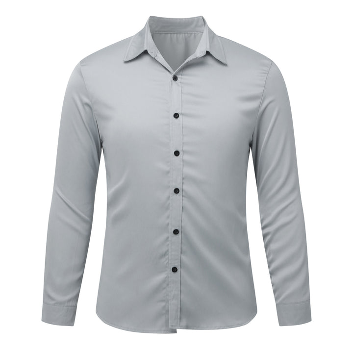Men's Elegant Long Sleeve Shirt in Fine Fabric Lune London