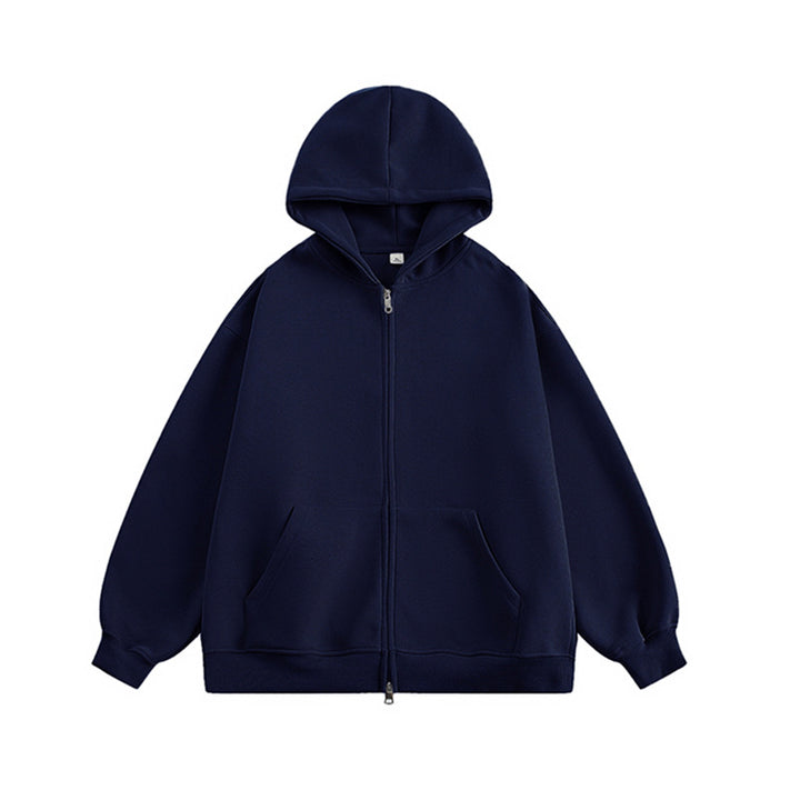 Casual women's hoodie with zipper and pockets Lune London